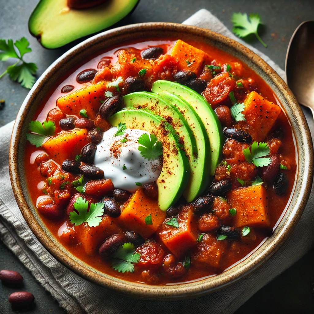 Sweet Potato and Black Bean Chili
