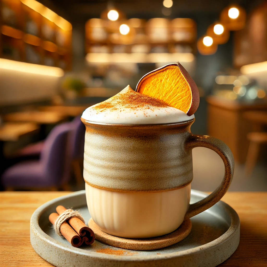 Korean Sweet Potato Latte (Goguma Latte) 🍠☕