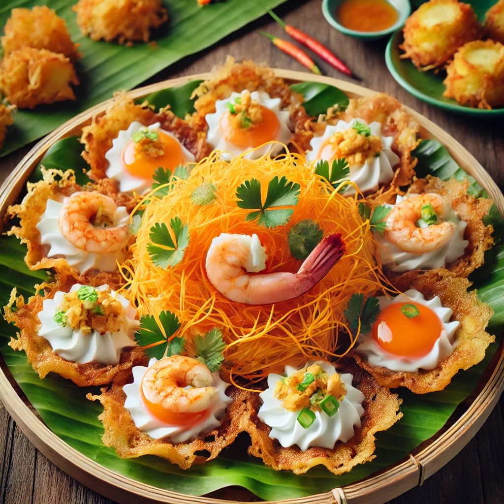 Thai Khanom Buang (Thai Crispy Pancakes) 🥞🥥