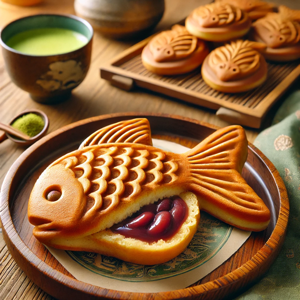 Japanese Taiyaki (Fish-Shaped Filled Pastry) 🐟🍡