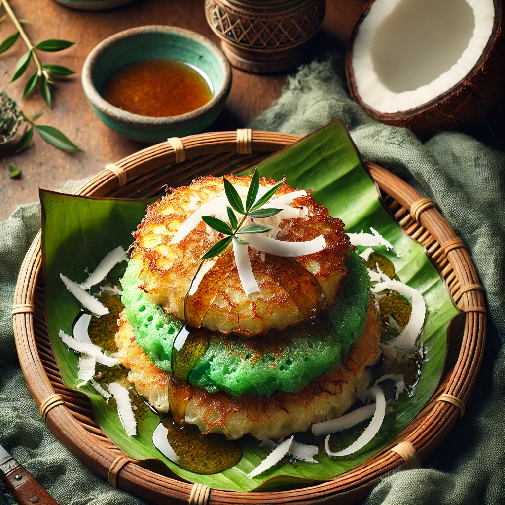 Indonesian Serabi (Coconut Pancakes) 🥞🥥