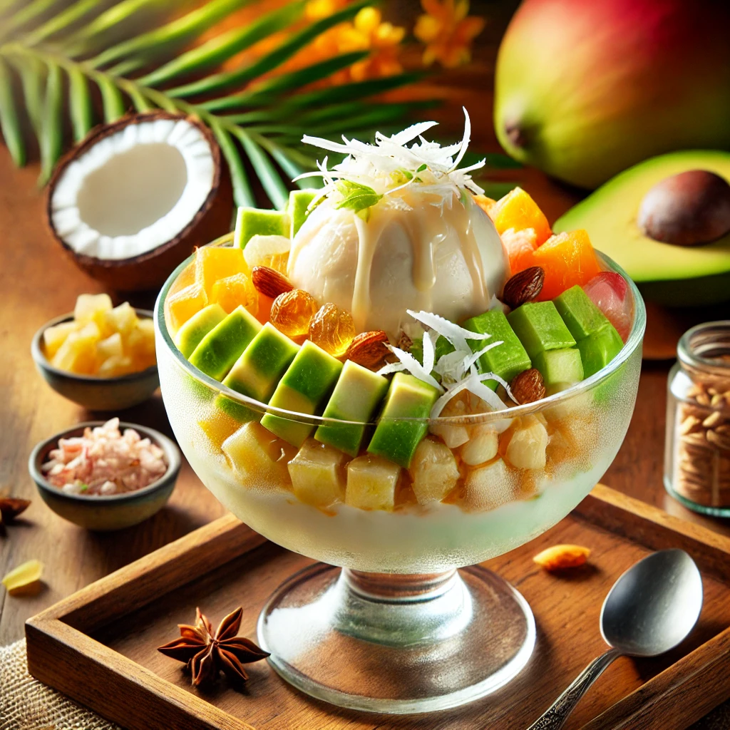 Indonesian Es Teler (Avocado, Jackfruit, and Coconut Dessert) 🥑🥥🍧
