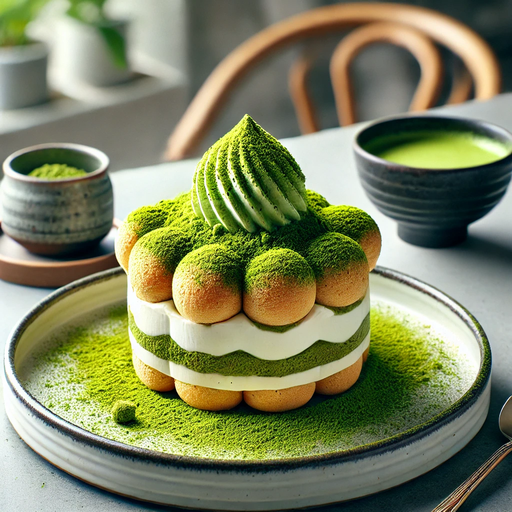 Japanese Matcha Tiramisu 🍵🍰