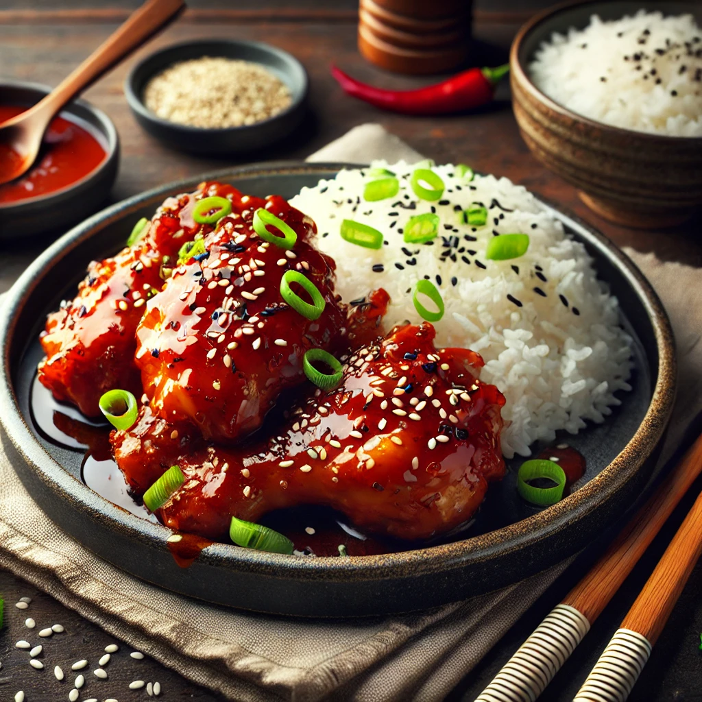 Korean Gochujang Honey Chicken
