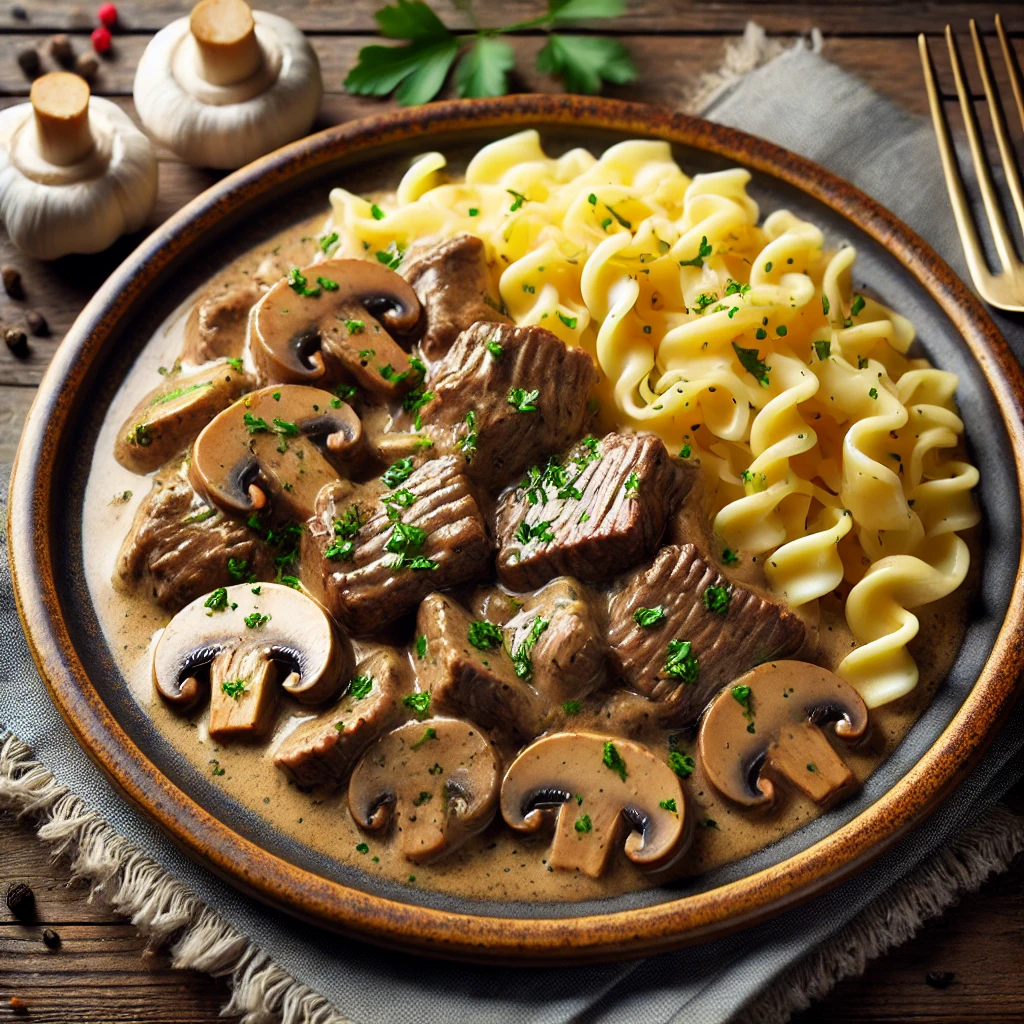Beef Stroganoff (Russia)