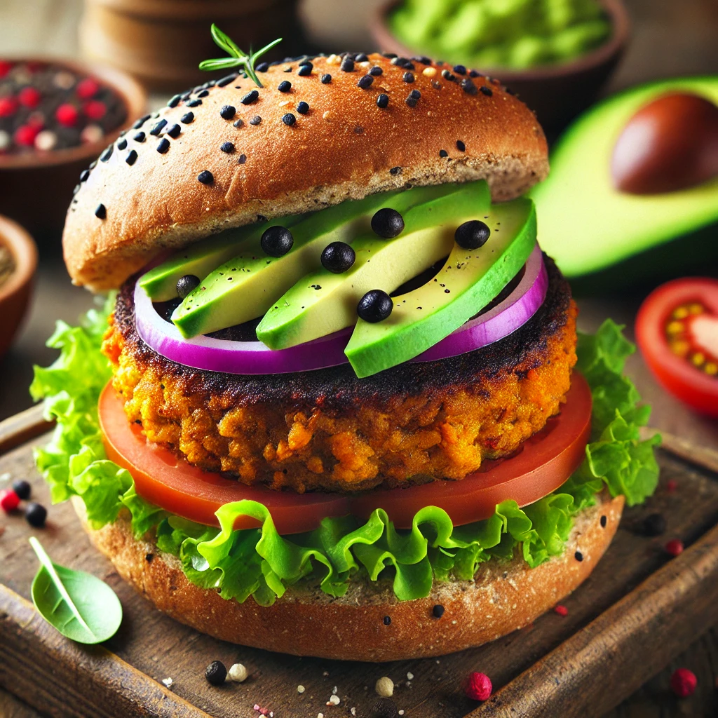 Black Bean and Sweet Potato Burgers