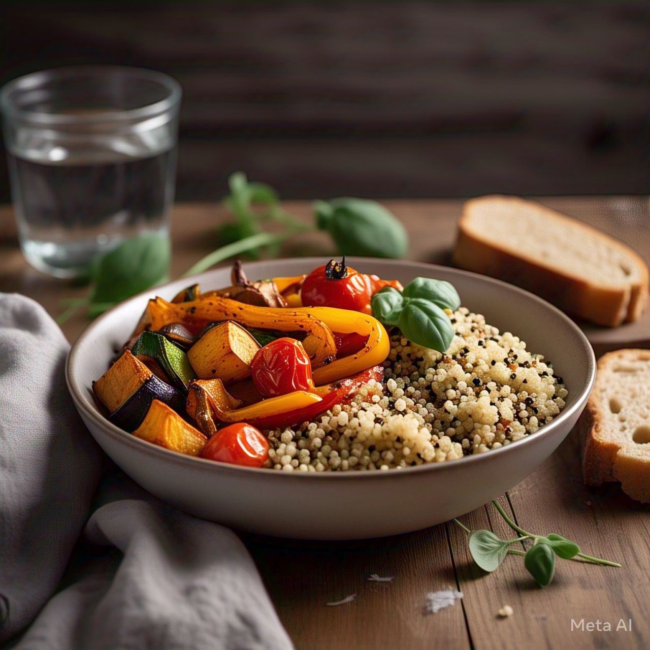 Roasted Vegetable Quinoa Bowl