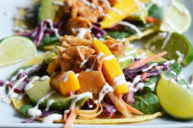 Jackfruit Tacos with Avocado Lime Slaw