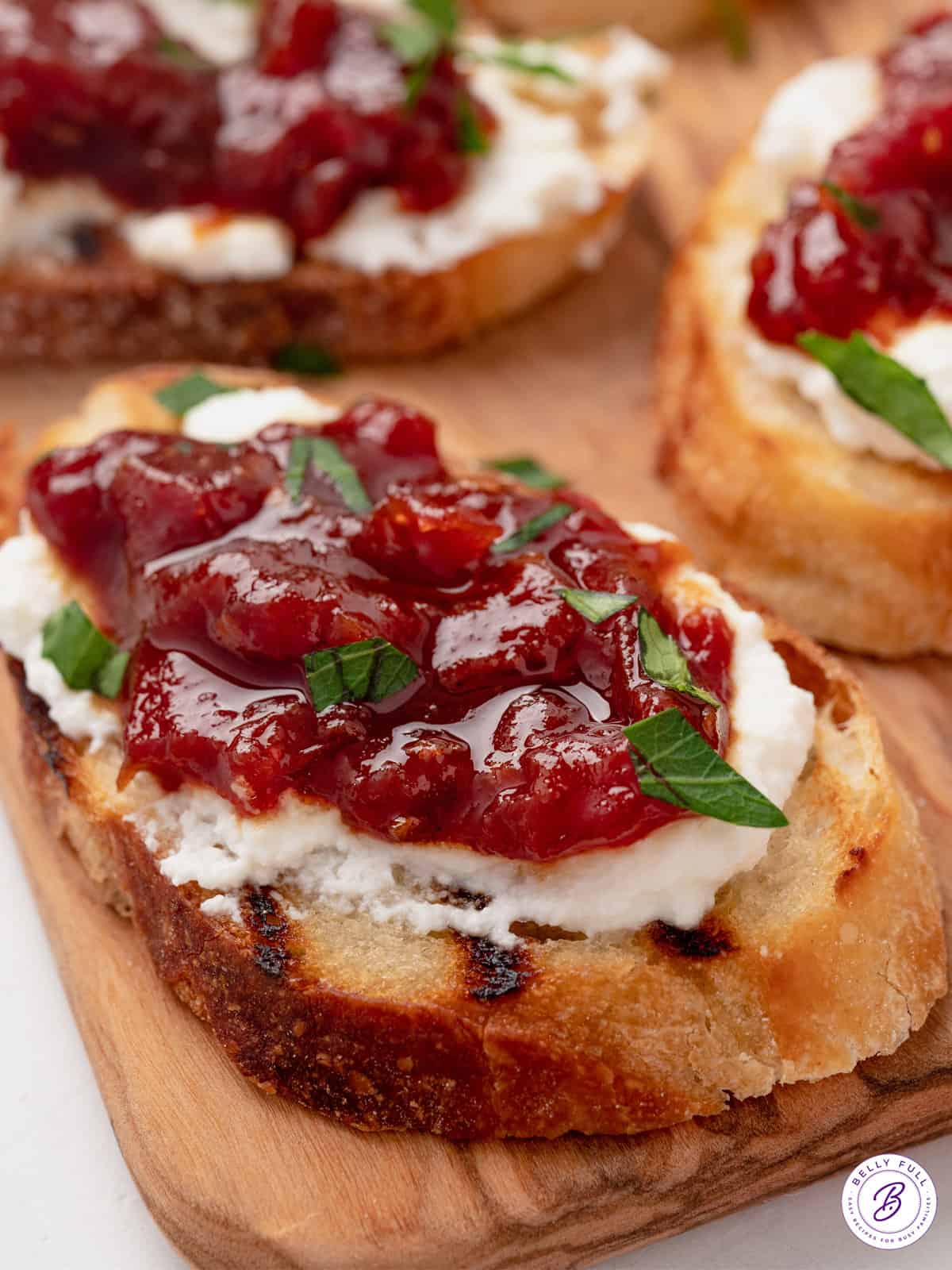 Tomato Jam & Brie Donuts