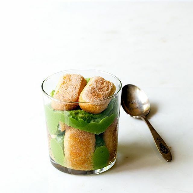 Matcha Tiramisu in a Jar