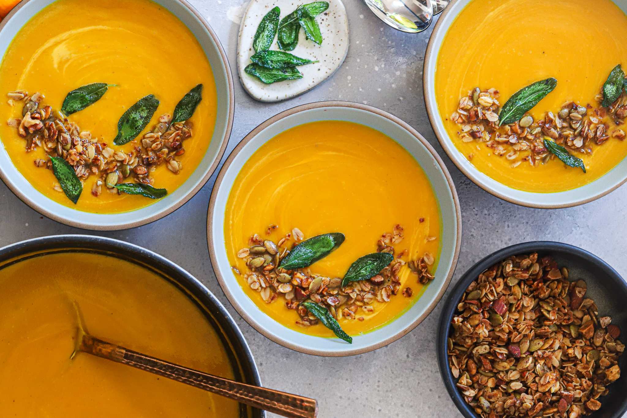 Savory Chai-Spiced Butternut Soup