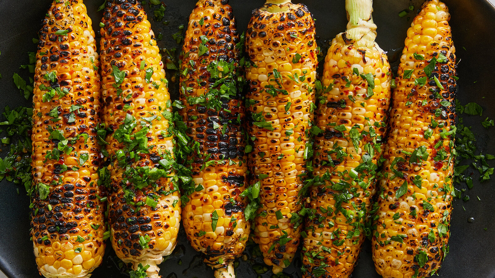 Grilled Corn and Feta Pancakes