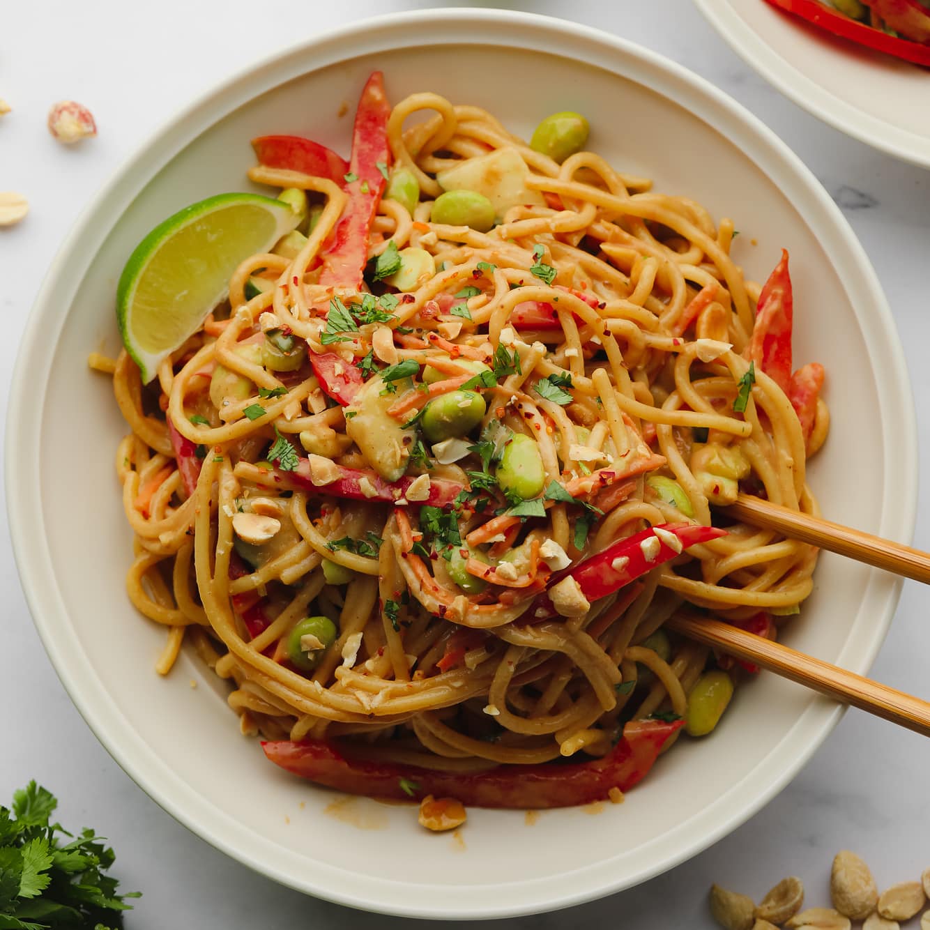 Peanut Butter Curry Noodles