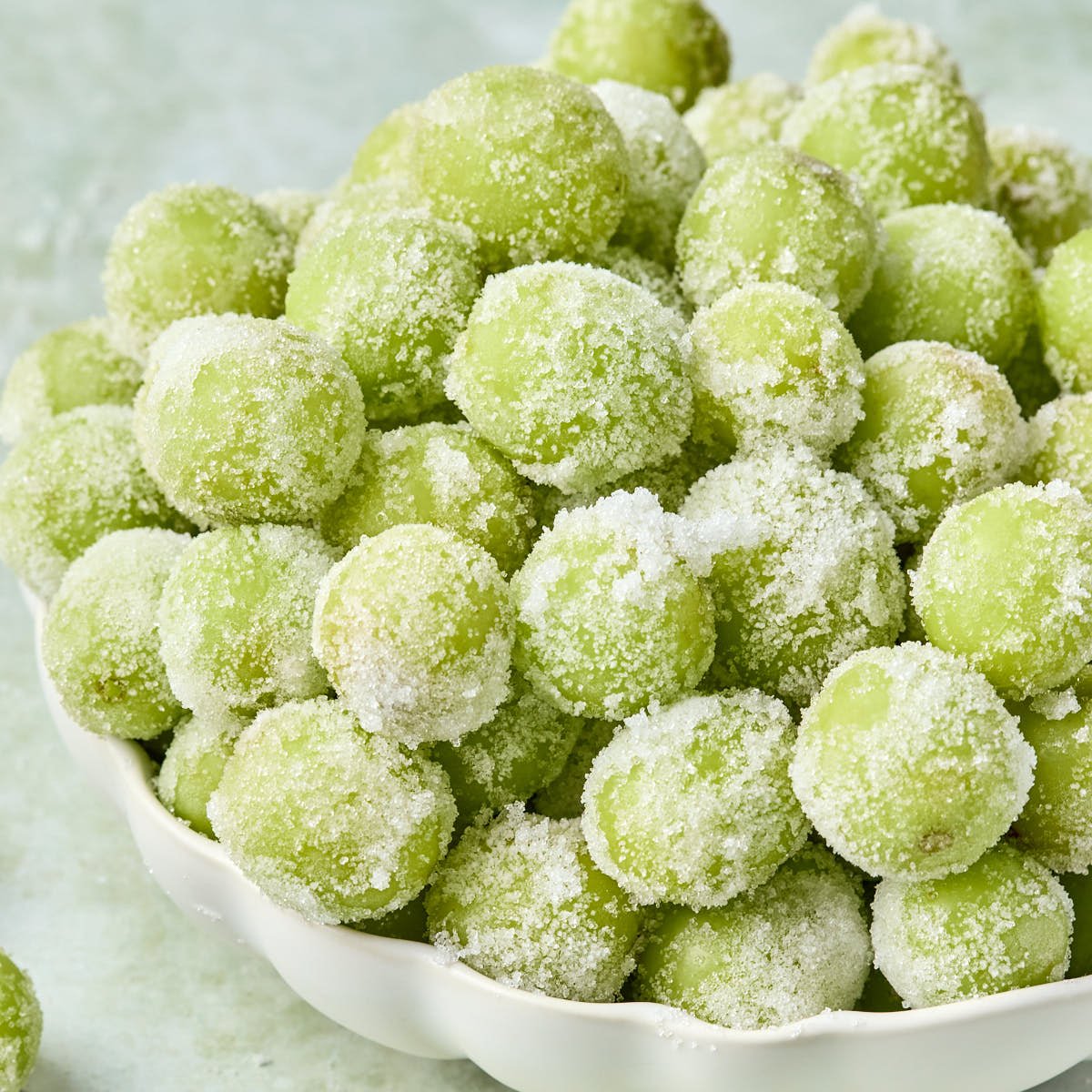 Frozen Grapes with Tajín and Lime Zest