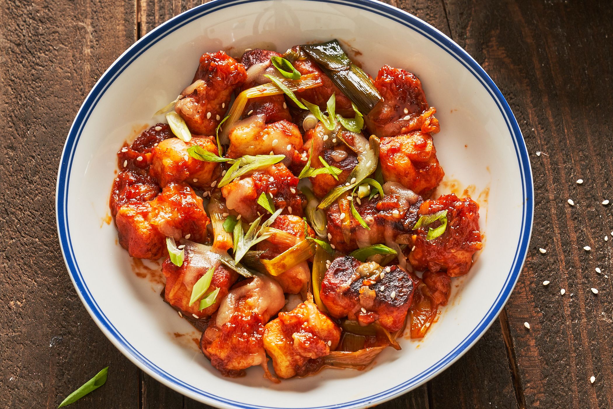 Korean Kimchi Gnocchi Bake